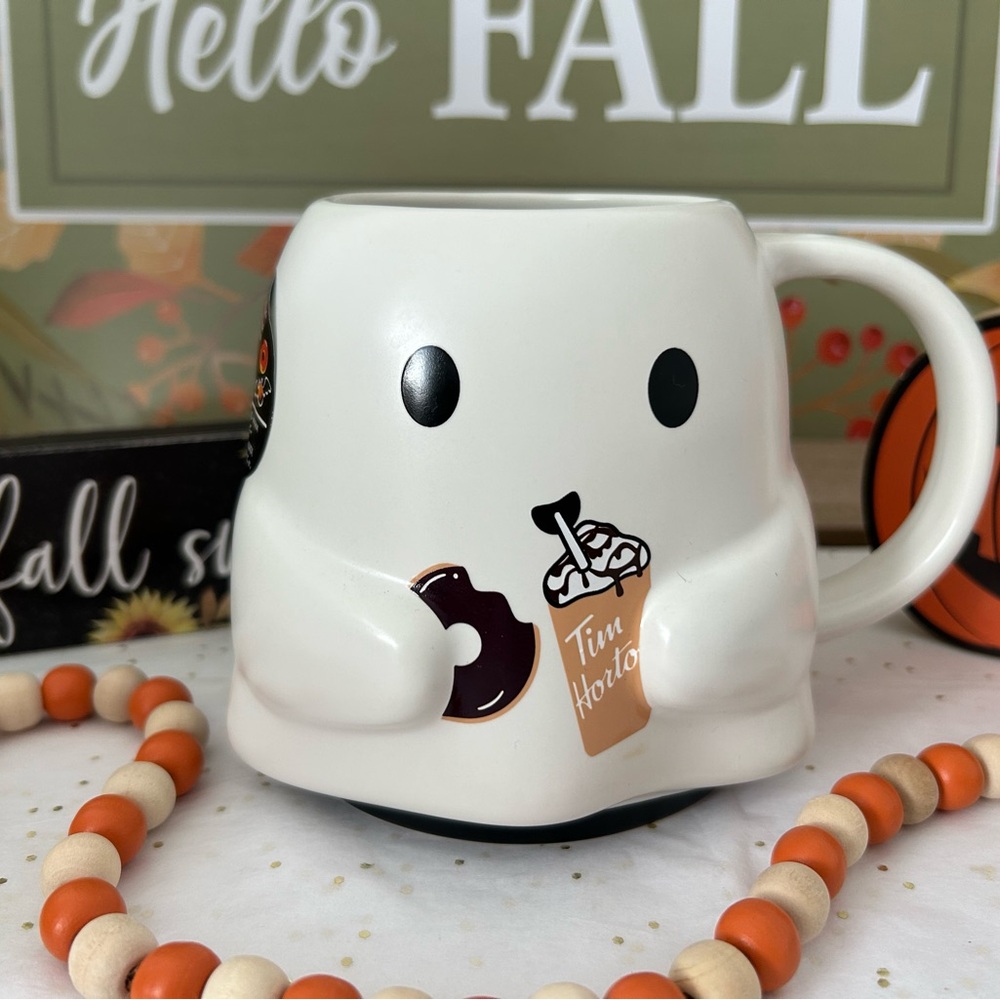Tim Hortons Colour Changing Ghost Mug Halloween 2025 Limited Edition Collectible